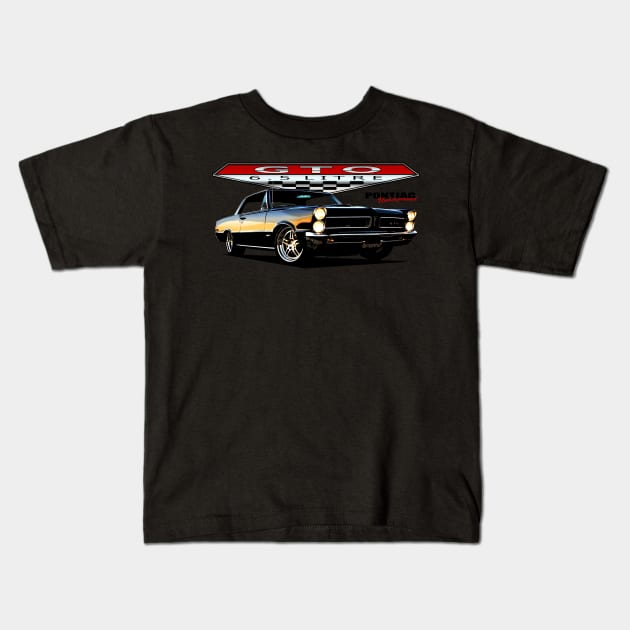 1965 GTO Kids T-Shirt by Chads